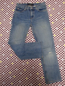 〇●【USED】JUICY COUTURE JEANS ジューシークチュール ダメージ風デニム 26●〇