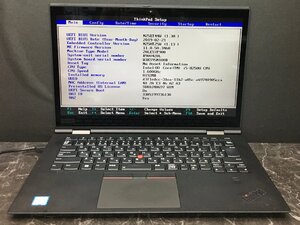 1円～ ■ジャンク LENOVO ThinkPad X1 Yoga / Core i5 8250U 1.60GHz / メモリ 8GB / ストレージ無し / 14型 / OS無し / BIOS起動可