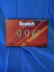 Scotchハイポジションカセットテープ　996X-Ⅱ　90分　未開封品　ラジカセ　オーディオ