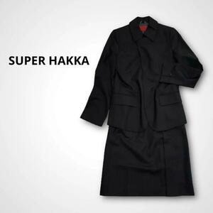 SUPER HAKKA スーパーハッカ　スカートセットアップ ピンストライプ チャコールグレー e6554