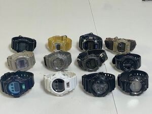 0114h CASIO G-SHOCK Gショック まとめて12台 カシオ GD-X6900FB GA-100CF GW-9100 DW-G900CC DW-5600 AWG-500J DW-9500RL 他