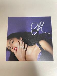 来日会場限定 直筆サインカード OLIVIA RODRIGO オリヴィアロドリゴ オリビア LP レコード トレカ テイラースウィフト ビリー アイリッシュ