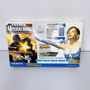 D051 未開封品　GIGABYTE JOINT OPERATIONS TYPHOON RISING TURBOFORCE NVIDIA GeForce FX5700 series GV-N57128DP 