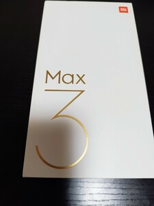 Xiaomi Mi max 3 箱付き 備品未使用 中古品 希少品 美品 コレクター様