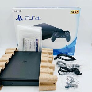 SONY PlayStation4 PS4 本体 CUH-2200AB01 500GB プレステ4 ジェットブラック 封印シール有り 1スタ 動作確認OK