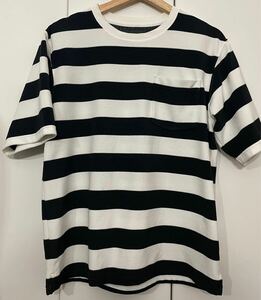 SOPHNET. パイルボーダー Tシャツ