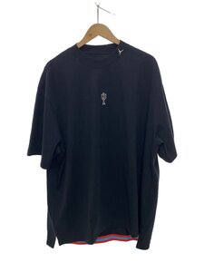 NIKE◆Tシャツ/XXL/コットン/ブラック/無地/タグ付/JORDAN/×Trophy Room/モックネック