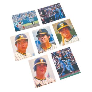 7枚セット■カルビー プロ野球カード 79年 掛布 真弓 江本 藤田 若菜 中村 阪神タイガース セット まとめて 現状渡し■兵庫県姫路市発 G4