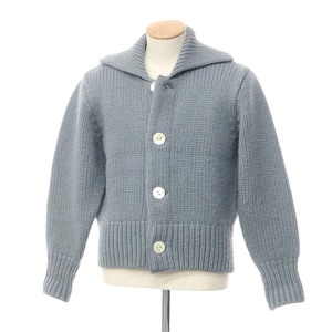 【中古】クーキー ズー KOOKY ZOO 2023年秋冬 JUVENILE KNIT BLOUSON ローゲージウール ニットブルゾン ライトダスティブルー【サイズ1】