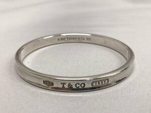 ◇◇TIFFANY＆Co. ティファニー バングル シルバー925 ナローバングル 1837 ブレスレット 保存袋 ブランドアクセサリー◇◇