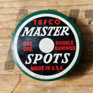 【USA】TEFCO MASTER SPOTS ビリヤード TIN缶