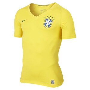 ブラジル代表 NPC DRI-FIT ウルトラライト ナイキプロコンバット コンプレッション インナー シャツ S ナイキ NIKE BRASIL サッカー