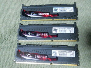 G-SKILL DDR3-1600 4GBX3=12GB③