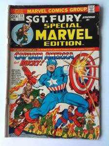 SPECIAL MARVEL EDITION SGT FURY #11 原書 アメコミ Marvel マーベル アメリカンコミックス Comicsリーフ 洋書 70年代 キャプテンアメリカ