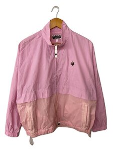 A BATHING APE◆ナイロンジャケット/S/ナイロン/PNK/001LJG302504X/ONE POINT TRACK JKT