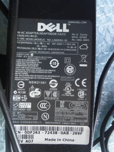 デル　　DC19.5V 3.34A