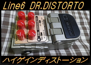 ★ LINE6 DR.DISTORTO ハイゲインディストーション 赤ノブ 音出し確認済 ★