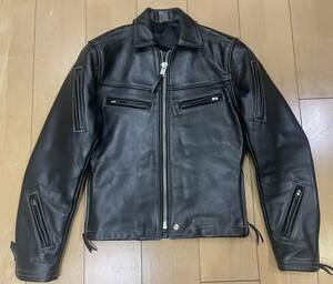 Langlitz Leathers ラングリッツレザー シングル ライダース ジャケット 38 USED 美品