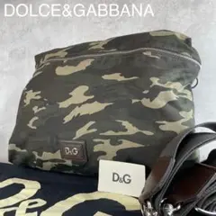 ★新品 D&G ドルガバ ショルダーバッグ カモフラ A4収納可 クロスボディ