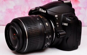 おすすめ一眼レフ☆Nikon D3000☆高画質☆すぐ使える☆極美品☆