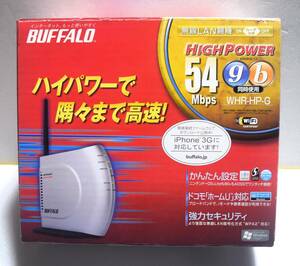 BUFFALO 無線LAN親機 WHR-HP-G