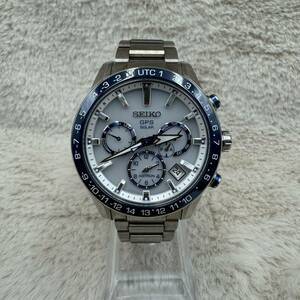 1円スタート　セイコー SEIKO SBXC013/5X53-0AE0 アストロン デイト ソーラー電波 メンズ 