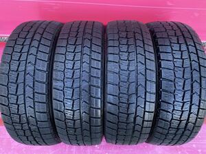 バリ山！ 185/60R15　冬4本 2020年製　ダンロップ　DUNLOP WINTERMAXX WM02