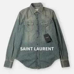 未使用 SAINT LAURENT サンローラン クラシック ウエスタン シャツ