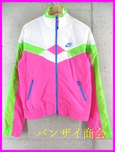 1290c16◆良品です◆NIKE ナイキ ウインドブレーカー ブルゾン M/ジャージジャケット/レディース/女性