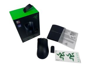 【美品】Razer レイザーDeathAdder V3 Pro + HyperPolling Wireless Dongle Bundle RZ01-04630300-R3WL 動作確認済