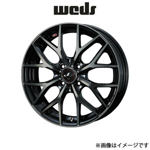 ウェッズ レオニス MX アルミホイール 4本 eKワゴン B11W 16インチ パールブラックミラーカット/チタントップ 0037408 WEDS LEONIS MX