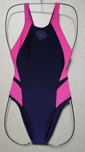 ARENA（アリーナ）競泳水着 ARN-5454W ネイビー（紺）+ピンク　リミック　ストラッシュ　Lサイズ　ハイカット