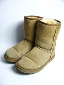 アグ オーストラリア UGG ブーツ シープスキン ボア w5 22.0cm L938-70