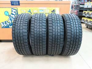 ☆ダンロップ ウインターマックス WM02 205/60R16 スタッドレス タイヤ 16インチ 2018年製造 4本 中古 DUNLOP WINTER MAXX STUDLESS☆