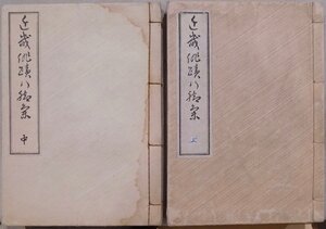 俳諧／史跡／「近畿俳蹟行脚集 上・中」／田中居庸著／昭和8・9年／御津之華社発行／2冊