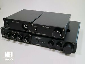 NFJ★ FX-AUDIO- TUBE-D06J & FX-102J & FX202A/FX-36A PRO & LS-01J ブラック【ジャンク】4台セット