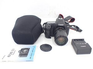 【ジャンク品】 Canon キヤノン デジタル一眼レフカメラ EOS 5DMKII ボディ+ ZOOM EF 35-135mm F4-5.6 △ 70CB0-2