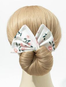 ヘアアクセサリー ヘアタイ　花柄　花　アクセサリー　かわいい