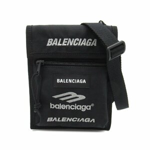 バレンシアガ エクスプローラー ストラップ付 スモールポーチ ブランドオフ BALENCIAGA キャンバス ショルダーバッグ メンズ レディース