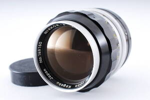 ★極上品★Nikon ニコン NIKKOR-P Auto 1:2.5 f=10.5cm★柔らかなボケが清々しい中望遠単焦点レンズ！★#446