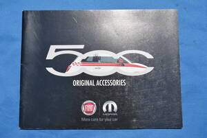 FIAT 500 ORIGINAL ACCESSORIES / フィアット500　オリジナル　アクセサリーズ　カタログ　USED品