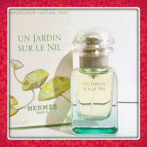 HERMES エルメス ★ナイルの庭 オードトワレ 30ml ★UN JARDIN SUR LE NIL ★ほぼ満タン