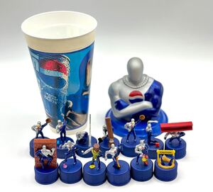 PEPSI ペプシマン ボトルキャップ ワーナーブラザーズ ドリンクカップ ペプシ フィギュア まとめ■兵庫県姫路市から a2 24-3907