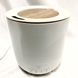 SK135B　▲　ハイブリッド加湿器　HB-T2153　ホワイト　木目調　卓上　やや傷や汚れあり