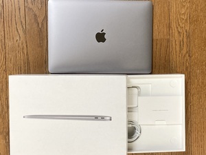 美品 MacBook Air 2020 M1 A2337 MGN93J/A 8GB/256GB スペースグレー