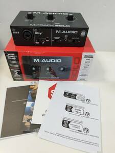 M-AUDIO M-TRACK SOLO オーディオインターフェース