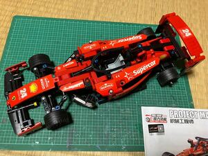 【F1 フォーミュラーカー】ブロック組み立て済完成品