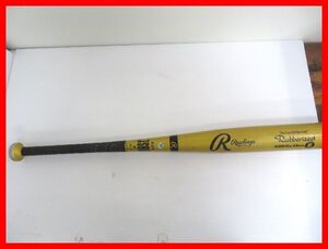 Rawlings ASICS ローリングス 軟式用金属バット RB3060 85cm 中古 2410★SD-1974★