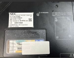 管21 NEC i7 ファクトリ コンピュータ FACTORY COMPUTER FC-C13G/S7306ZA S460160UA パソコン本体 MADE IN JAPAN PC