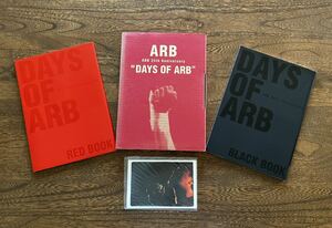 9 【古本】 ARB 25th Anniversary DAYS OF ARB 希少 25周年 ポストカード付 中古品